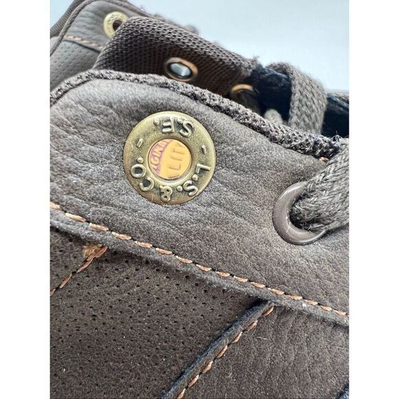 NWT LEVI’S Men’s Sneakers Shoes 10.5 Brown Tan Turner Tumbled Wax Comfort Insole - Picture 9 of 15